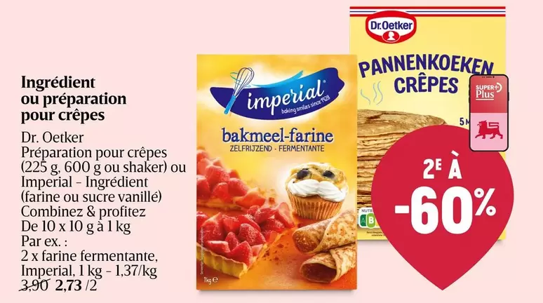 De - Préparation pour crêpes, Imperial Ingrédient