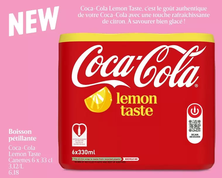 Coca Cola - Lemon Taste