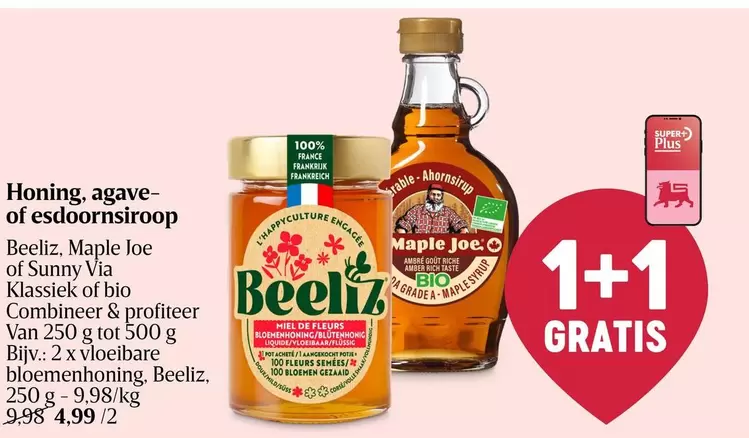 Joe - Honing, agave- of esdoornsiroop