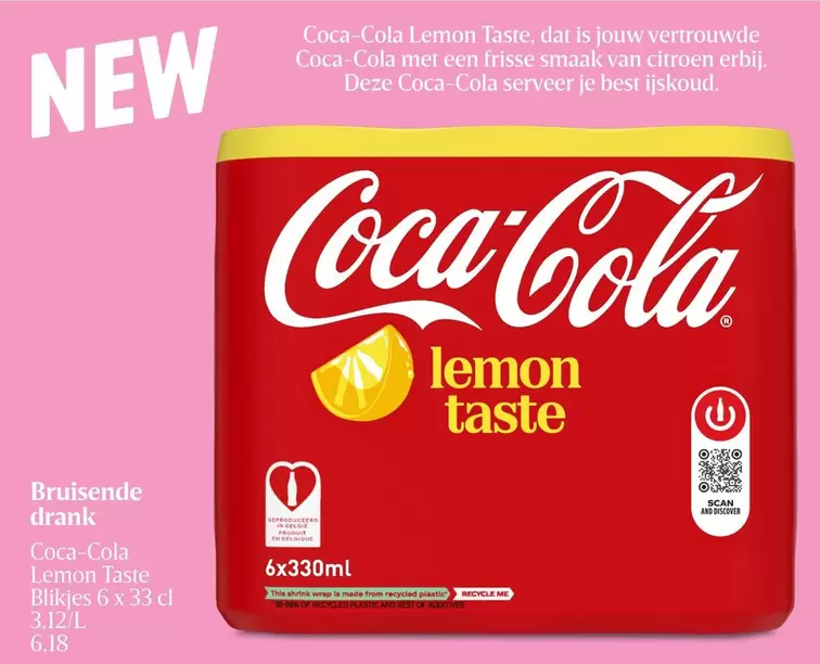 Coca Cola - Lemon Taste