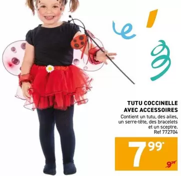 TUTU COCCINELLE AVEC ACCESSOIRES