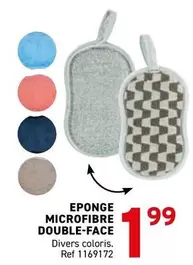 EPONGE MICROFIBRE DOUBLE-FACE