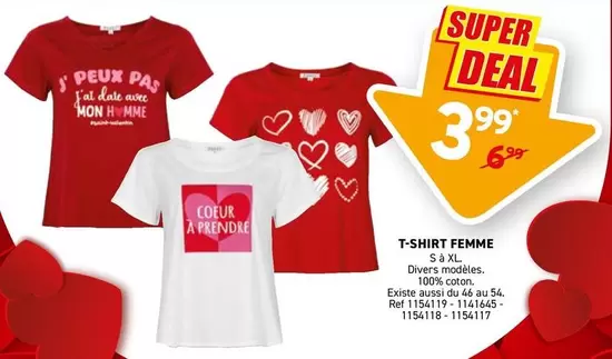 T-SHIRT FEMME