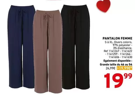 PANTALON FEMME