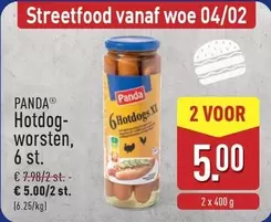 Panda - Hotdog-worsten