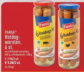 Panda - Hotdog-worsten