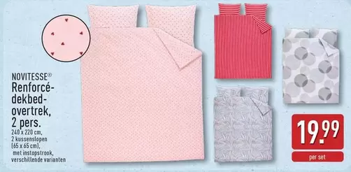 Renforcé-dekbedovertrek, 2 pers.