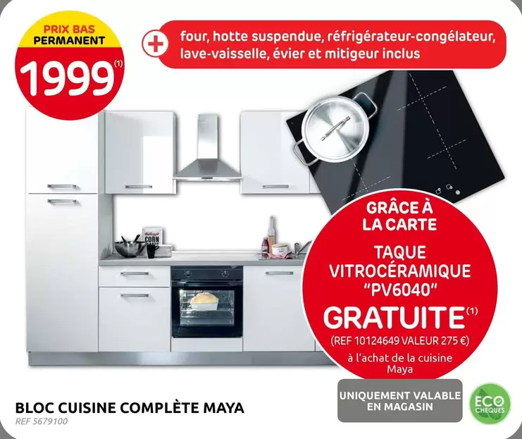De - BLOC CUISINE COMPLÈTE MAYA