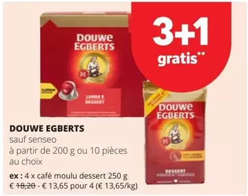 Senseo - café moulu dessert