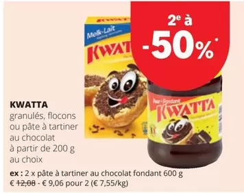 De - granulés, flocons ou pâte à tartiner au chocolat