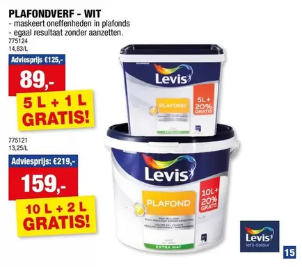 Extra - PLAFONDVERF - WIT