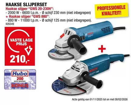 Bosch - HAAKSE SLIJPERSET