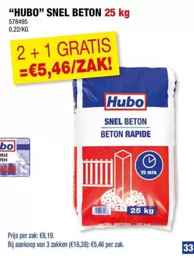 SNEL BETON 25 kg