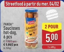 Panda - Saucisses hot-dog