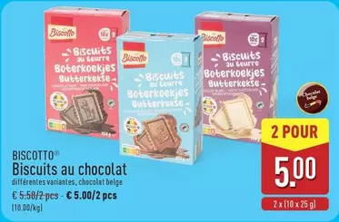 Biscuits au chocolat