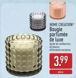 De - Bougie parfumée de luxe