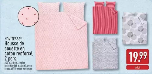 De - Housse de couette en coton renforcé, 2 pers.