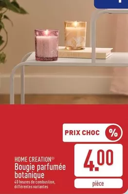 De - Bougie parfumée botanique