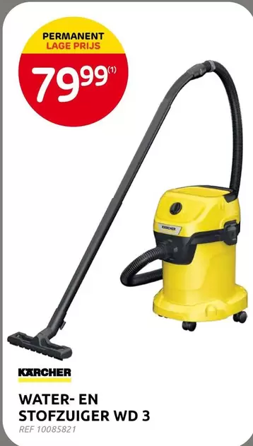 Karcher - WATER- EN STOFZUIGER WD 3