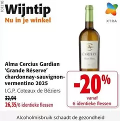 Nu - Alma Cercius Gardian 'Grande Réserve' chardonnay-sauvignon-vermentino 2025