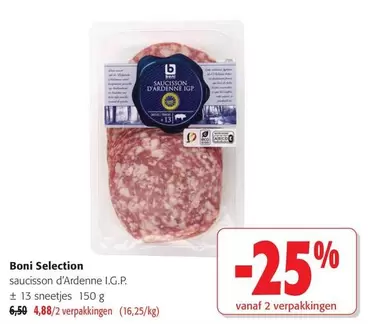 saucisson d'Ardenne I.G.P.