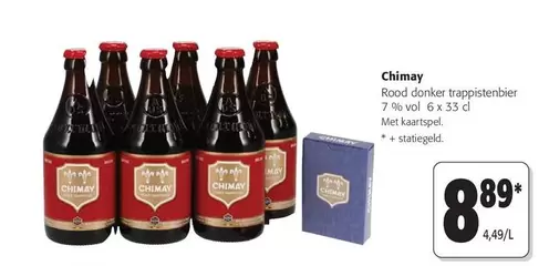 Chimay - Rood donker trappistenbier