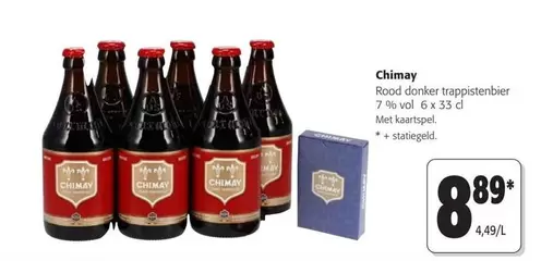 Chimay - Rood donker trappistenbier