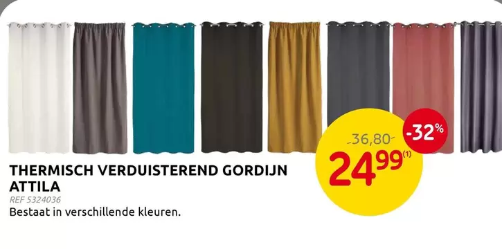 THERMISCH VERDUISTEREND GORDIJN ATTILA