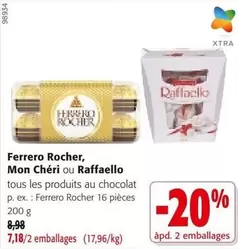 Rocher, Mon Chéri ou Raffaello
