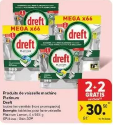 Mega - Produits de vaisselle machine Platinum