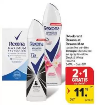 White - Déodorant Rexona et Rexona Men