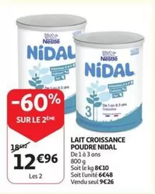De - LAIT CROISSANCE POUDRE