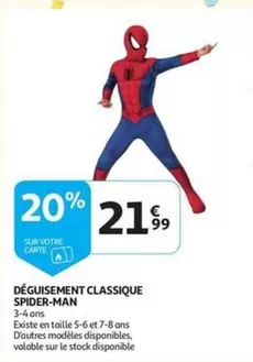 Spider Man - DÉGUISEMENT CLASSIQUE SPIDER-MAN