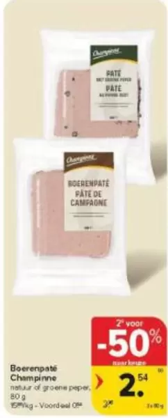 De - Boerenpaté Champinne