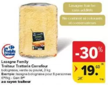 Lasagne Family Traiteur Trattoria