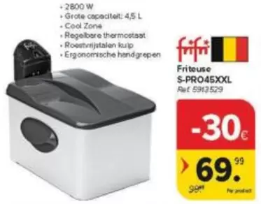 Cool - Friteuse S-PRO45XXL
