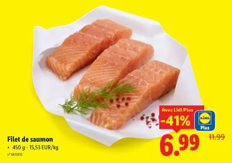 De - Filet de saumon
