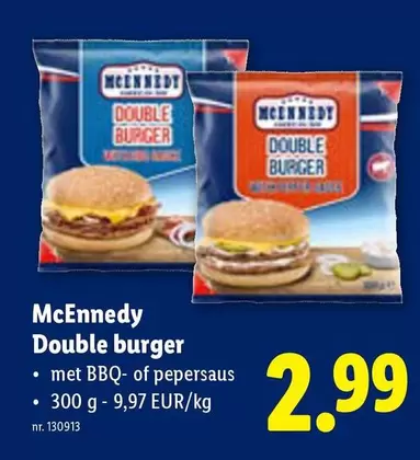Bbq - Double burger