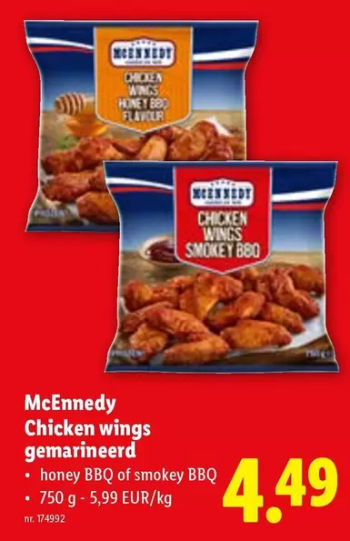 Bbq - Chicken wings gemarineerd