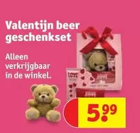De - Valentijn beer geschenkset