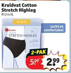 Cotton Stretch Highleg