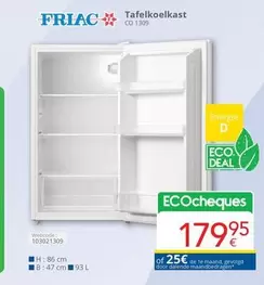 De - Tafelkoelkast CO 1309