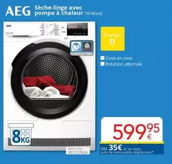 De - Sèche-linge avec pompe à chaleur TR7BEZ4Z