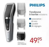 Philips - Tondeuse à barbe HC5630/15