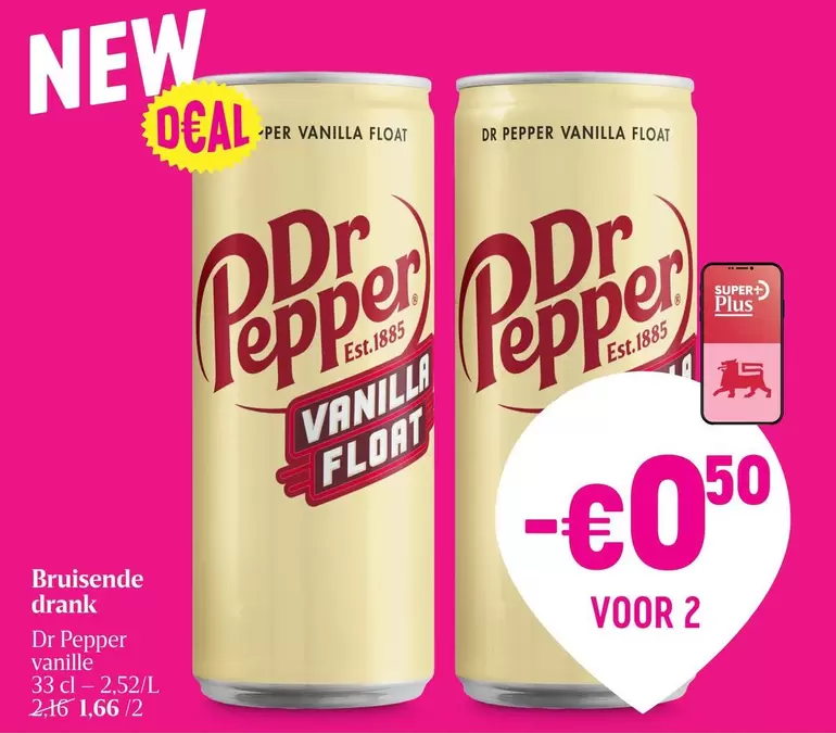 Dr Pepper vanille