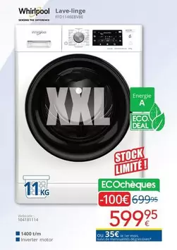 Whirlpool - Lave-linge FFO11-48EVDE
