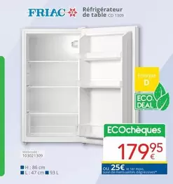 De - Réfrigérateur de table CO 1309