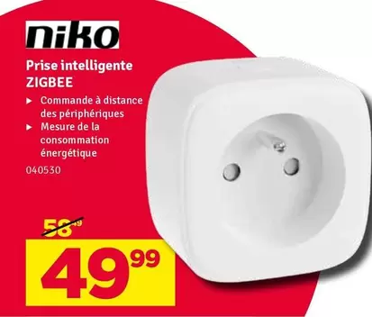 Niko - Prise intelligente ZIGBEE