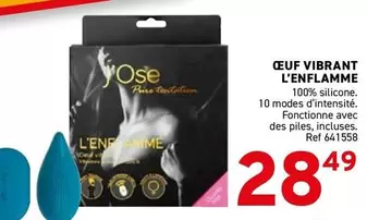 ŒUF VIBRANT L'ENFLAMME