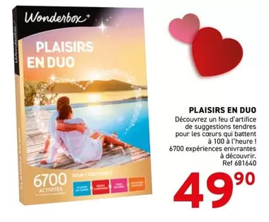 Wonderbox - PLAISIRS EN DUO